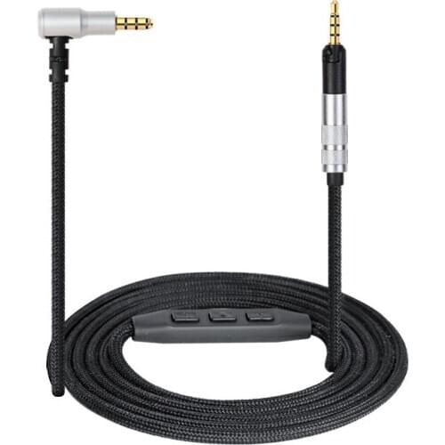 New HD598 For Sennheiser HD558 HD598se HD518 HD595 579 headset upgrade cable with microphone headset cable control standard