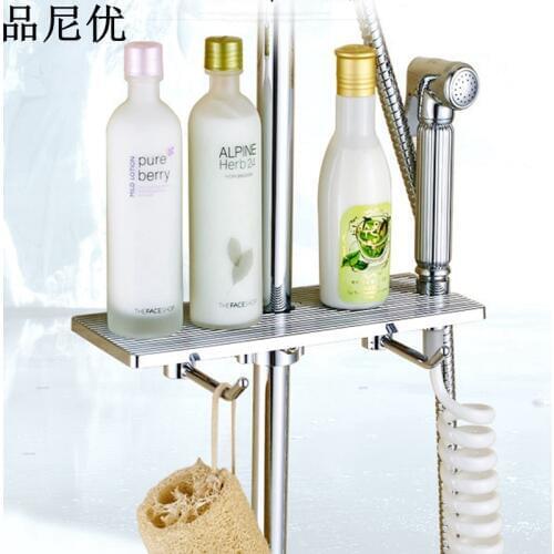 Storage Basket shower room Bathroom Towel Rack Soap Dish Shampoo Rack ABS Bathroom Shelves