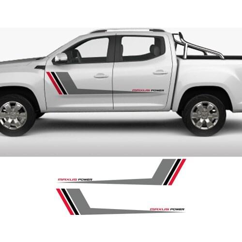 Pickup Door Side Stickers For Maxus T60 T70 Power Truck Custom Logo Decor Cover Car Vinyl Film Decals Auto Tuning Accessories