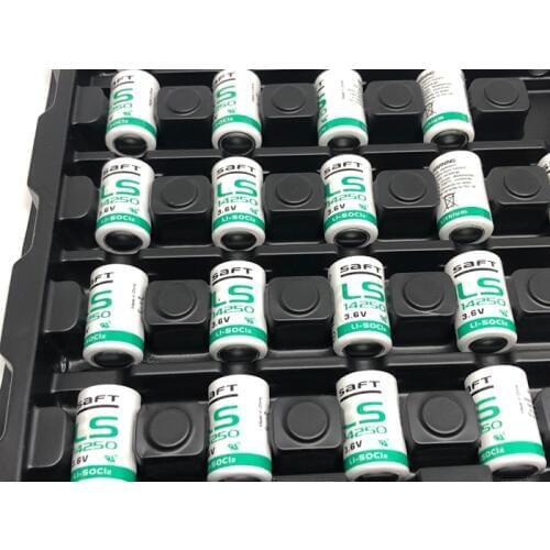 Wholesale 100PCS/LOT New Original SAFT LS14250 14250 AA 3.6V 900mAh Thionyl Chloride Low Self-Discharge Lithium Battery PLC Batteries