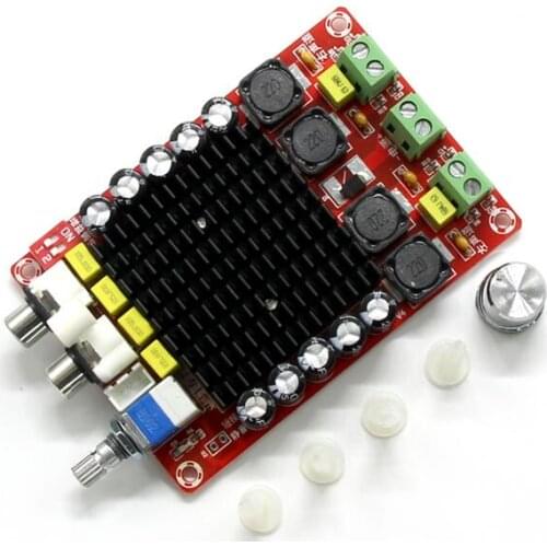 TDA7498 Class-D High power Digital amplifier board 2x 100w amplifiers amplificador audio DC 12V 24V