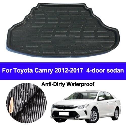 Car Rear Boot Cargo Liner Trunk Floor Carpet Mats Mat Tray Carpets Anti-dirty Pad For TOYOTA CAMRY 2012 2013 2014 2015 2016 2017