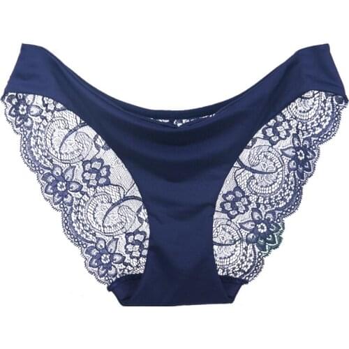 New pattern Popular European and American Low Waist Sexy Lace Womens Panties