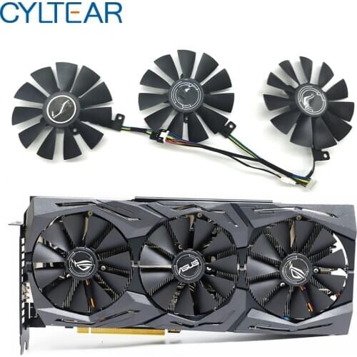 New 87MM PLD09210S12M PLD09210S12HH Cooling Fan Replace For ASUS Strix GTX 1060 OC 1070 1080 GTX 1080Ti RX 480 Graphics Card Fan