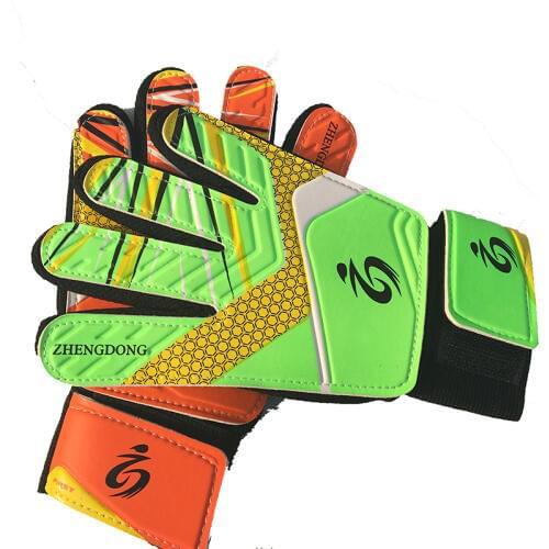 High quality latex gloves Kids soccer goalkeeper gloves guantes de portero for children 5-16 years old soft goalkeeper gloves