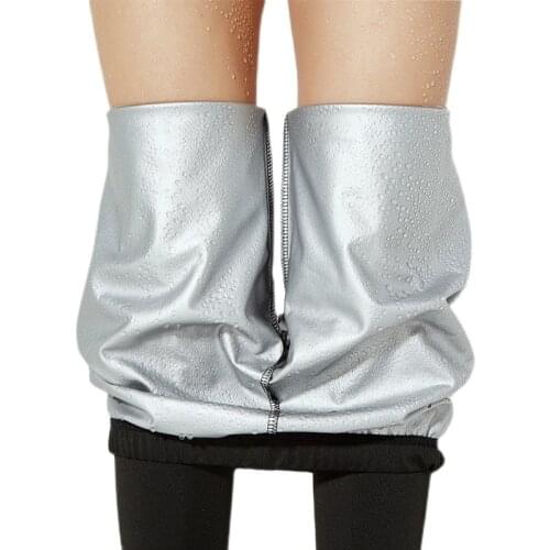 Womens Sauna Slimming Pants Gym Workout Hot Thermo Sweat Sauna Leggings Shapers Waist Trainer Tummy Control Fat Burning Pants