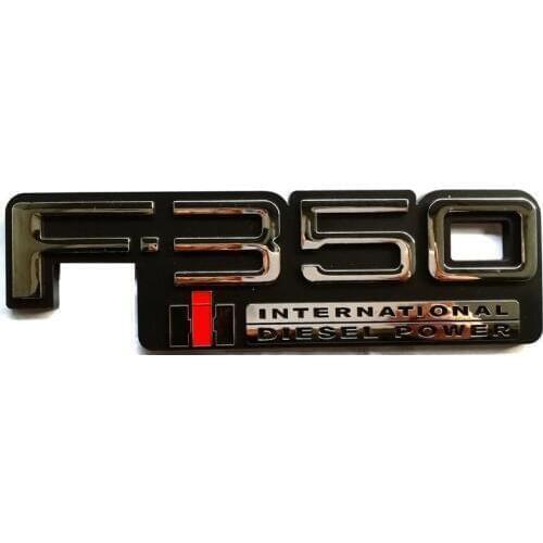 10pcsxABS Plastic F350International Power F-350International Power Car Sticker Emblem Badge Embleme Emblema