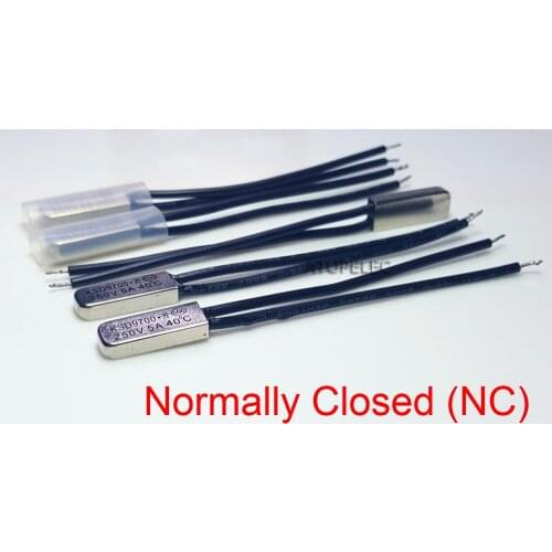 2pcs KSD9700 250V 5A Normally Closed NC Thermostat Temperature Thermal Control Switch DegC 20 25 30 35 40 45 50 55 60 65 70 80