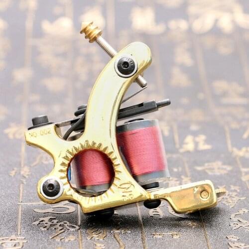 2019 Tattoo Machine 10 Warp Coil Light Weight Professional Steel Liner Shader Professional Makeup Body Artist