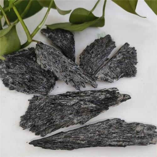 3pcs Natural crystal black tourmaline crystal rough rock mineral specimens healing stone home decor