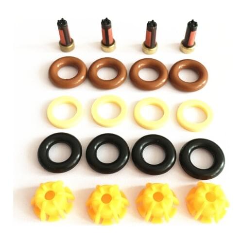 4sets Fuel Injector Repair Kits For BWM 323i,323is,325i,325is,525it,328is,528is,Z3,M3,E36,E38,E39,E46,M3 3.0L Parts #0280150415