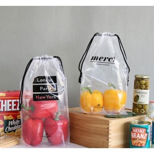 5pc/set Waterproof Shoes Bag Storage Travel Bag Portable Tote Drawstring Bag Organizer Cover Kitchen food storage bag