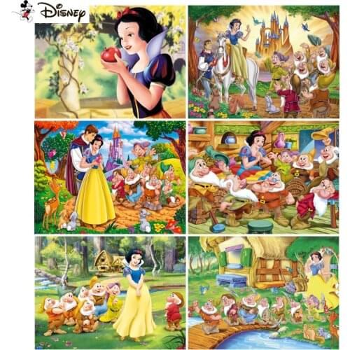 Disney Diamond Painting Full Square/Round Diamond "Cartoon princess" Pattern Embroidery Cross Stitch 5D Rhinestone Painting