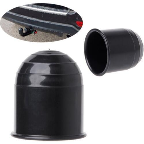 Car-Styling 50MM Auto Tow Bar Ball Cover Cap Hitch Caravan Trailer Towball Protect Universal Automobiles Towball cover