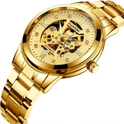 Brand Mens Watch Full Automatic Quartz Watch Business Leisure Waterproof steel belt double Calendar Authentic Watch