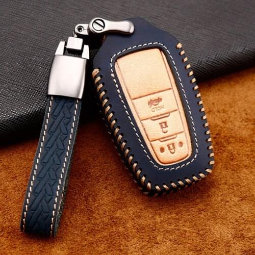 Car key cover case key bag keychain for toyota Auris Corolla Avensis Verso Yaris Aygo Prius Camry Corolla C-HR CHR RAV4 Prado