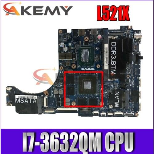 CN-0TRPPH 0TRPPH TRPPH QBL00 LA-7851P For dell XPS 15 L521X 15.6 inch laptop motherboard I7-3632QM HD4000+GT640M 2G GDDR5