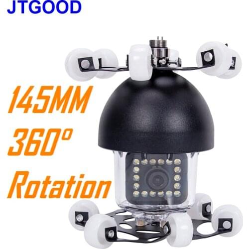 JTGOOD 145MM Pipe Drain Sewer Pipeline inspection camera head 360 degree and Tilt 180 Rotate For Camera Replace Head Repair