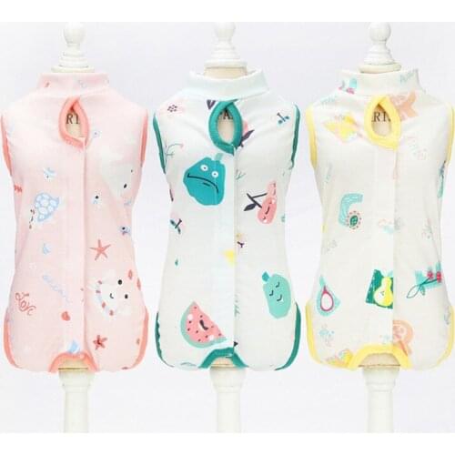 Spring Summer Cat Surgery Recovery Suit Anti Pet Licking Wounds Clothes Pet Care Clothes Breathable Weaning Suit