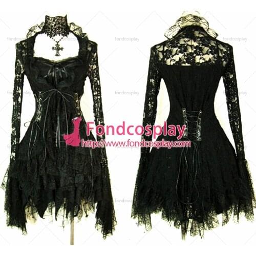 Gothic Lolita Punk Fashion Outfit Dress Cosplay Costume Tailor-made[CK992]