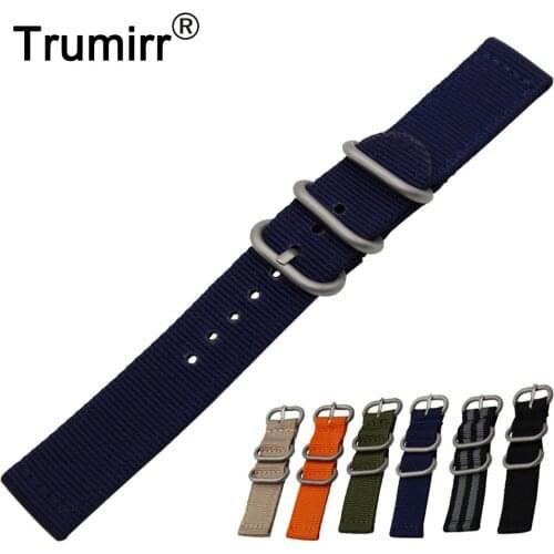 18mm 20mm 22mm Nylon Watch Band +Tool for Casio BEM 302 307 501 506 517 EF MTP Zulu Fabric Strap Wrist Belt Bracelet Black Brown