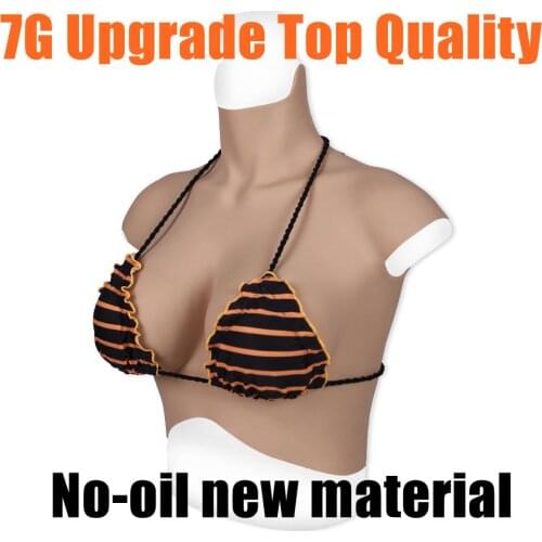 7G New Upgrade Top Quality Fake Artificial Boob Realistic Silicone Breast Forms Crossdresser Shemale Transgender Drag Queen