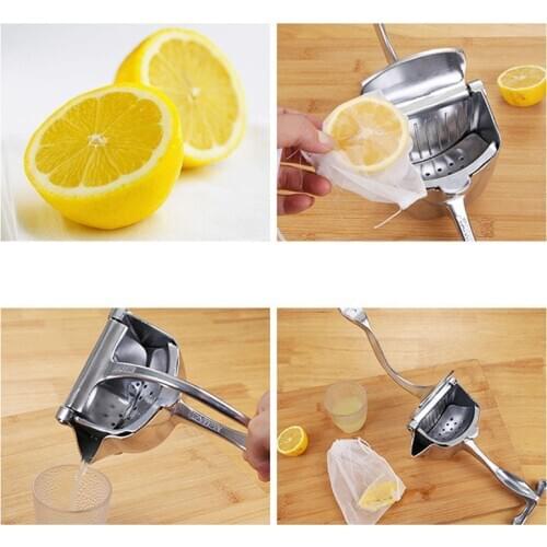 2021 New Aluminum Alloy Manual Juicer Pomegranate Juice Squeezer Pressure Lemon Sugar Cane Juice Kitchen Household Fruit Tools