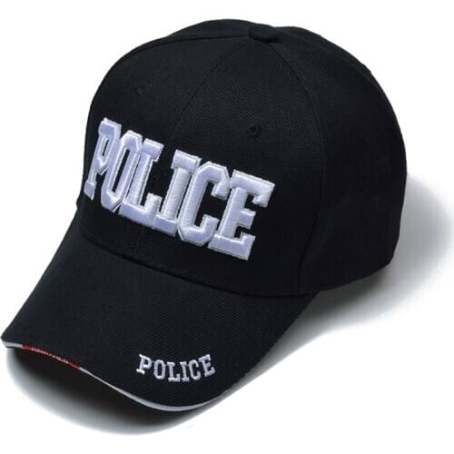 New POLICE Mens Tactical Cap SWAT Baseball Cap for Men Women Snapback Bone Army Cap Letters Embroidery Hats