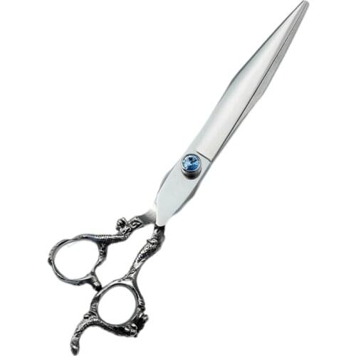 8 Inch Japanese Stainless Steel 440c Salon Pet Hairdresser Hairdressing Hair Cutting Shears Dog Grooming Scissors