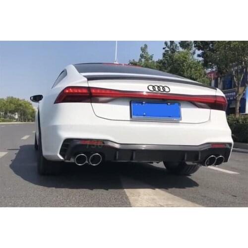 Fit For Audi S7 Front Spoiler Rs7 Carbon Fiber Rear A7 Refitted Big Package Tail Lip