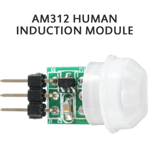 Mini IR Pyroelectric Infrared PIR Motion Human Sensor Automatic Detector Module Repeatable Trigger AM312 Sensor DC 2.7 To 12V
