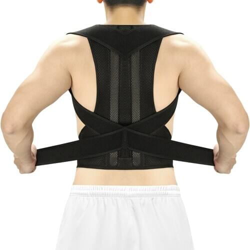 Adjustable Corset Back Posture Corrector Back Waist Shoulder Lumbar Brace Support Adjustable Correction Belt Waist Trainer Belt