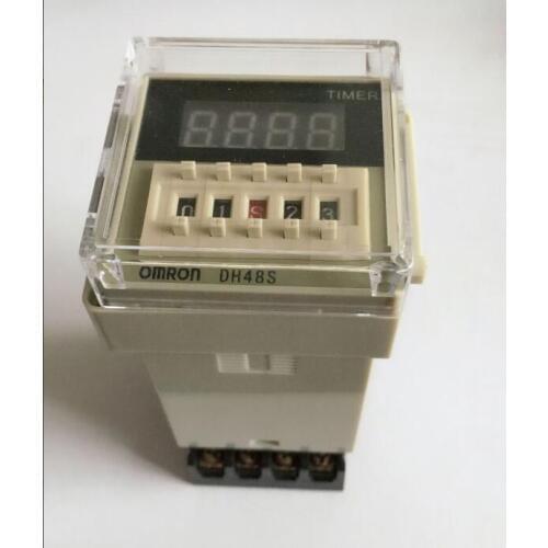 Digital display time relay DH48S DH48S-2Z electric delay timery 0.01S-99H99M 8PIN with base