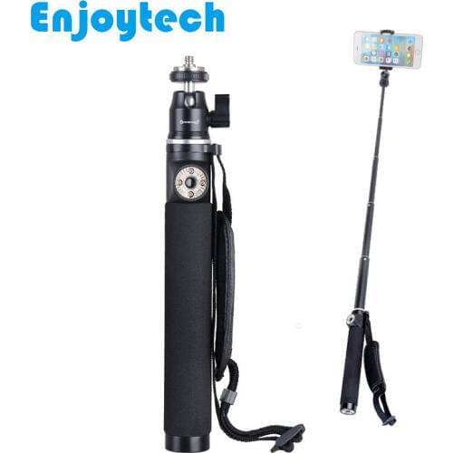 Aluminum Alloy Selfie Stick for Gopro Hero Action Camera Monopod With Holder for IPhone Xiaomi Huawei Samsung Android Smartphone