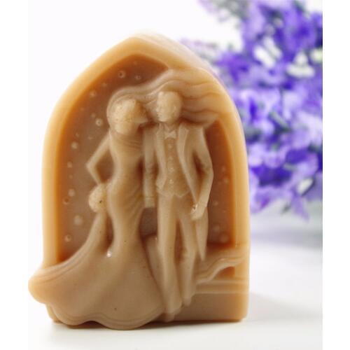 Wedding Mould Craft Art Silicone 3D Soap Mold Craft Molds DIY Handmade Candle Molds S372