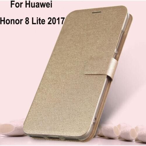 Phone Cases For Huawei Honor 8 Lite 2017 Case Cover Leather Wallet Flip Phone Funda For Honor 8 Lite 8Lite PRA-AL00X shell
