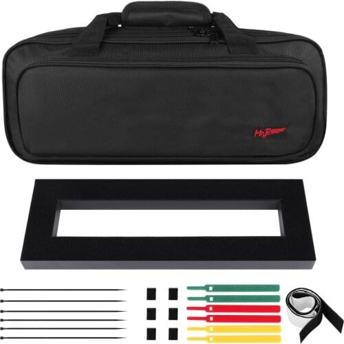 Guitar Effect Pedal Board Setup 40X13 CM DIY Guitar Pedalboard With Magic TapeMINI Pedal Board With Magic Tape