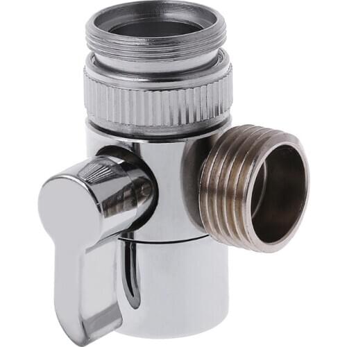 Bathroom Kitchen Brass Sink Valve Diverter Faucet Splitter to Hose Adapter M22 X M24 M03