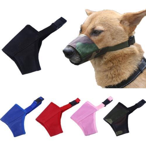 Dog Muzzle Waterproof Nylon Anti Bite Anti Bark Small Large Dogs Mouth Muzzle Pet Training Products for Pitbull French Bulldog