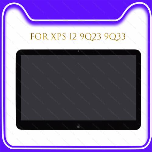 LCD Touch Screen Digitizer For DELL XPS 12 9Q23 9Q33 Replacement Assembly With Frame LP125WF1-SPA2 A3 E3