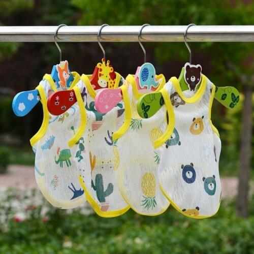 10PCS Dog cool Clothes Small Dogs XS-XL Simple Puppy Dog Cat T-shirt lovely Pet Vest Sleeveless thin Summer Clothes