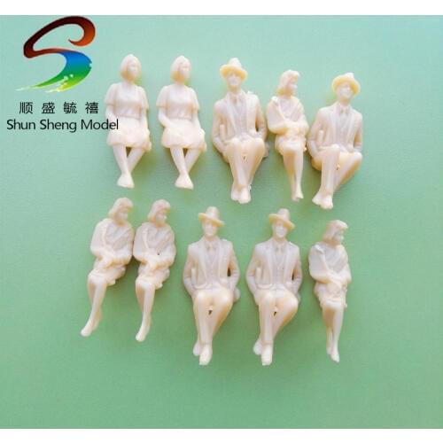 100pcs Scale 1/75Skin Color figure Sitting Scene/diy model material/small/mini skin color model