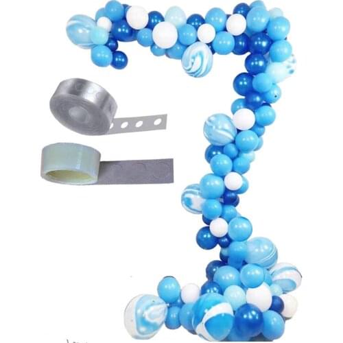 128pcs Marble Agate Balloon Garland Arch Kit Latex Ballons for Baby Shower Birthday Wedding Party decoration Backdrop Golbos