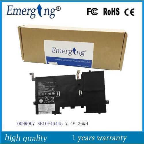 7.4V 26WH New Original Laptop Battery for Lenovo THINKPAD Helix 00HW007 SB10F46445