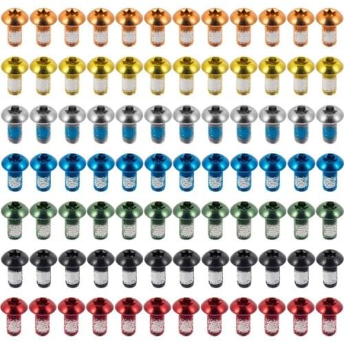 12 Piece Disc Brake Rotor Bolts Torx M5x10mm Steel Bike Rotors Bolts