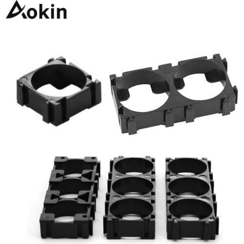 20 Pcs Cell 18650 Battery Holder Bracket DIY Cylindrical Batteries Pack fixture Anti Vibration Case Storage Box Container