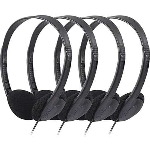 Kids Headphones With 3.5mm Pulg Wired Computer Headset Children Over Head Foldable Stereo Headset for IPhone iPad Tablet Mp3