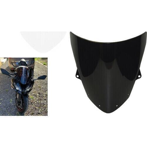 Double Bubble Front Windscreen Windshield Wind Deflector For KAWASAKI Ninja ZX 636 6R ZX-6R ZX636 ZX6R 2019 2020 2021 39154-0384