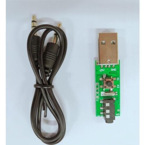 FM transmitter 76-108MHz FM transmitter module stereo broadcast campus radio wireless microphone car mp3 transponder usb