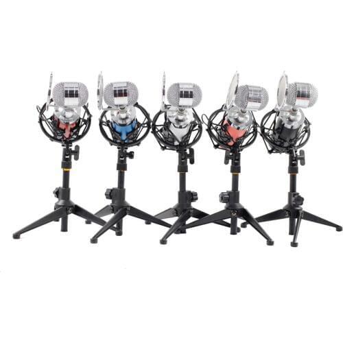 BM-8000 BM8000 Condenser Microphone Cardioid Pro Audio Studio Vocal Recording Mic KTV Karaoke+ Metal Shock Mount